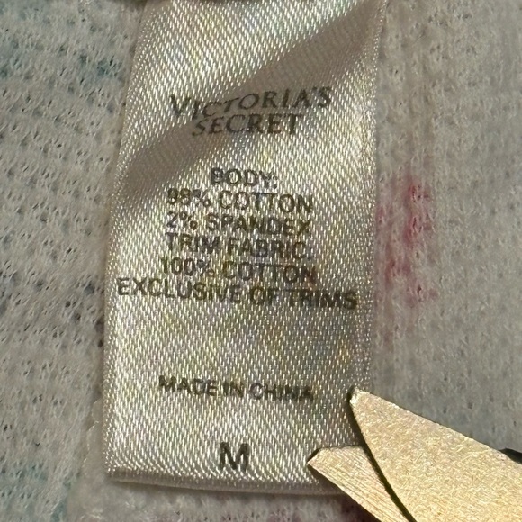 Victoria’s Secret Logo Waffle Knit Henley Top & Matching Joggers set size M - Picture 4 of 14